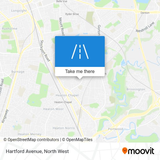 Hartford Avenue map