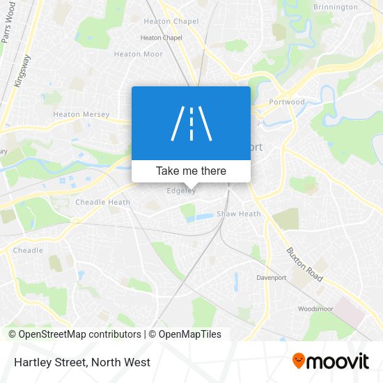 Hartley Street map