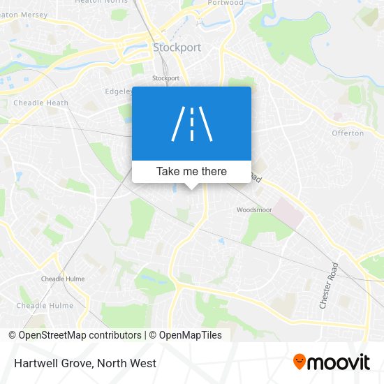 Hartwell Grove map