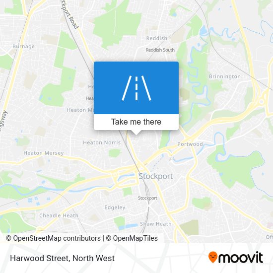 Harwood Street map