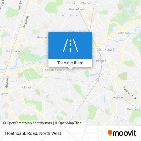 Heathbank Road map