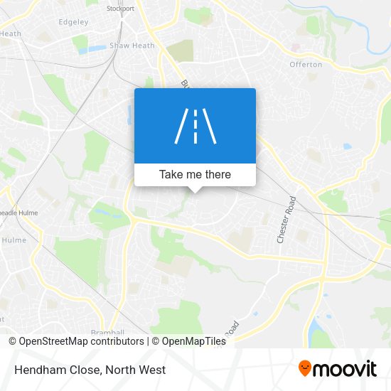 Hendham Close map