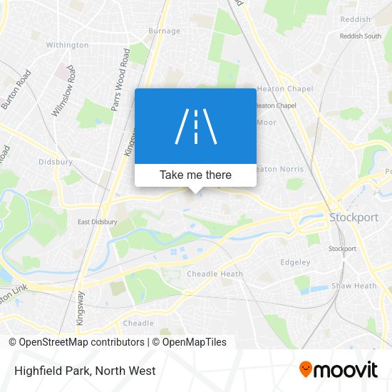 Highfield Park map