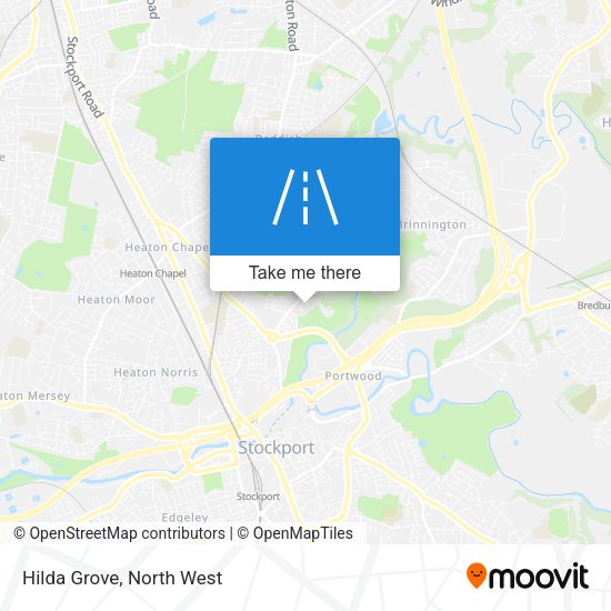Hilda Grove map