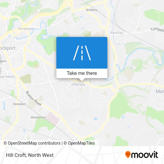 Hill Croft map