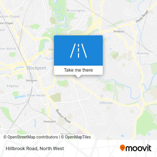 Hillbrook Road map