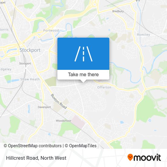 Hillcrest Road map