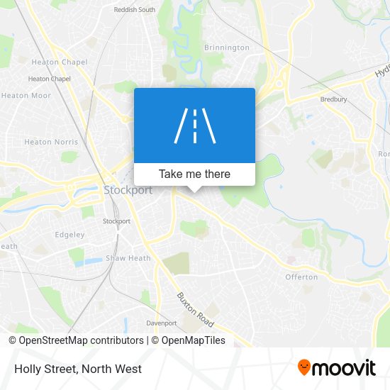 Holly Street map
