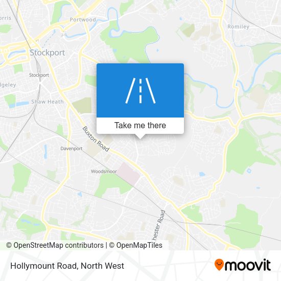 Hollymount Road map