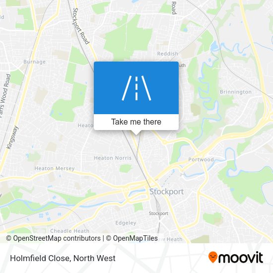 Holmfield Close map