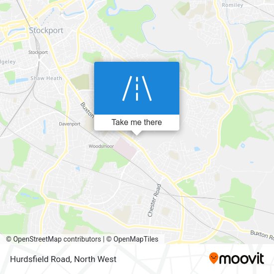 Hurdsfield Road map