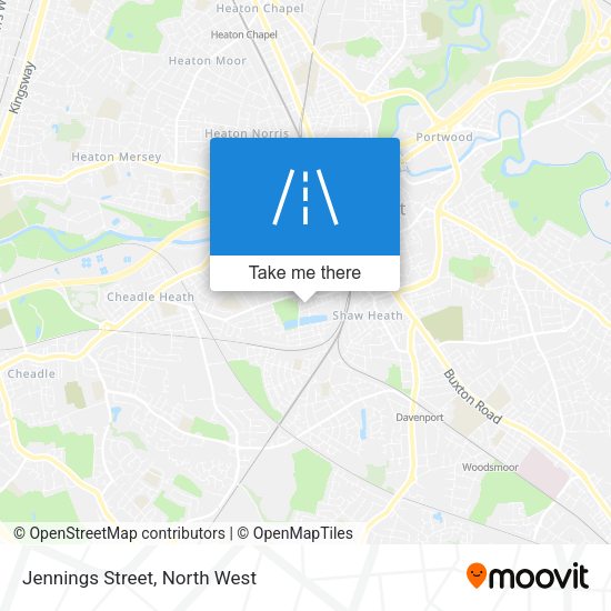 Jennings Street map