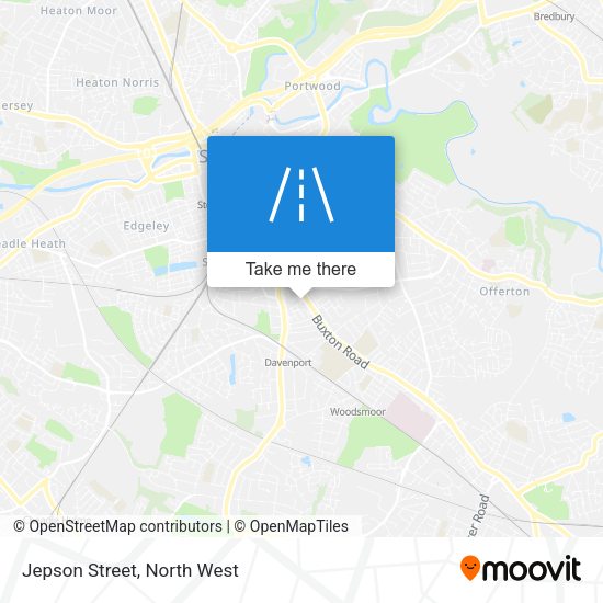 Jepson Street map