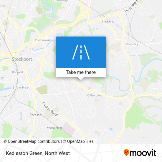 Kedleston Green map