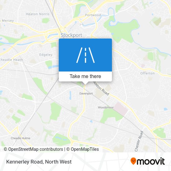 Kennerley Road map