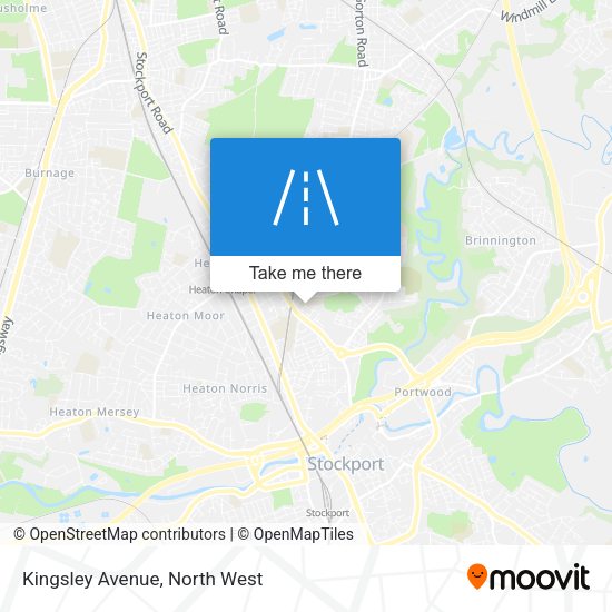 Kingsley Avenue map