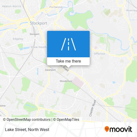 Lake Street map