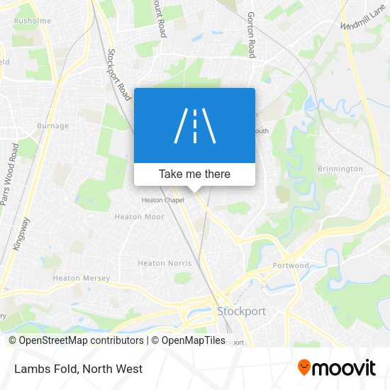 Lambs Fold map