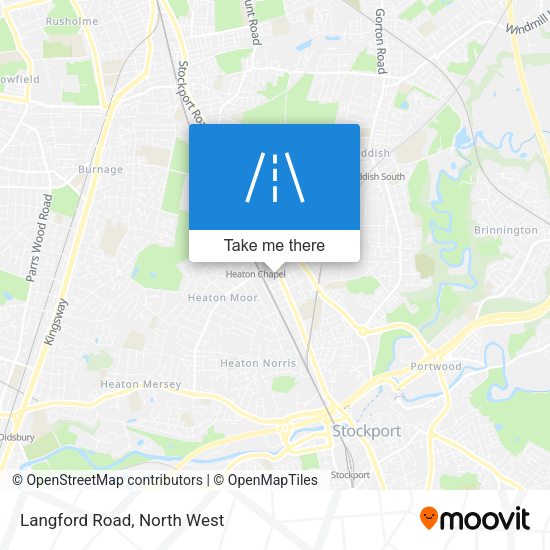 Langford Road map