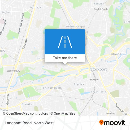 Langham Road map