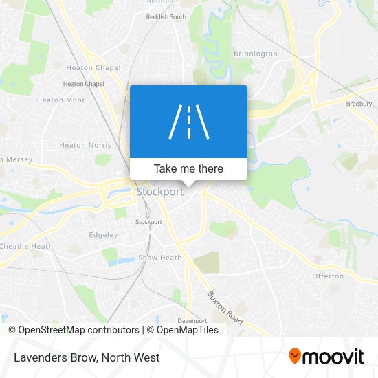 Lavenders Brow map