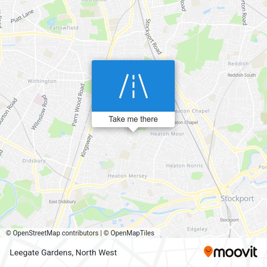 Leegate Gardens map