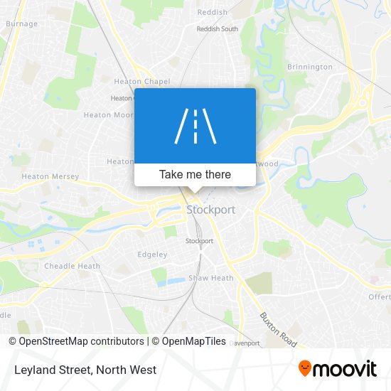 Leyland Street map