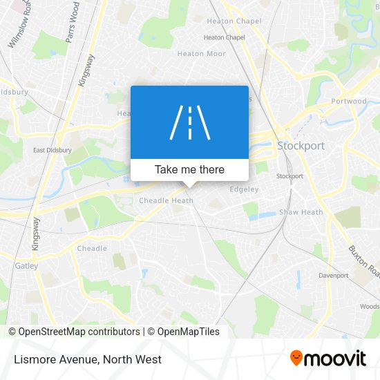 Lismore Avenue map