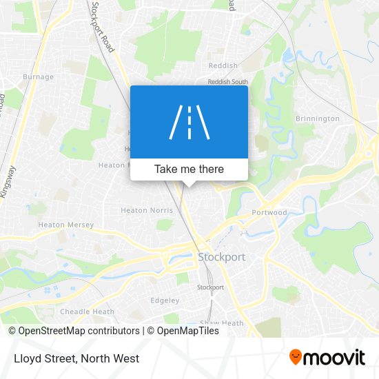 Lloyd Street map