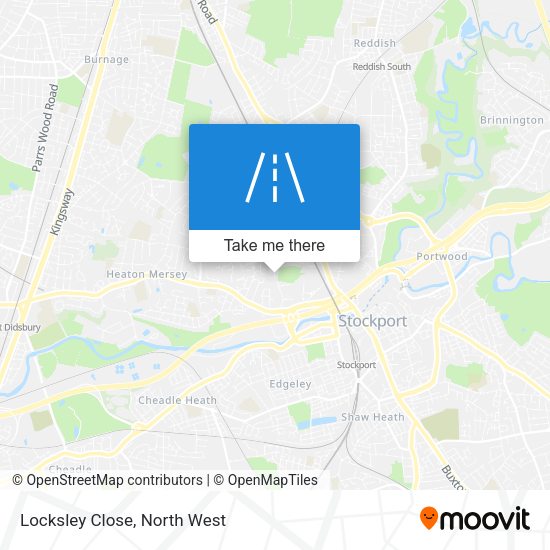 Locksley Close map