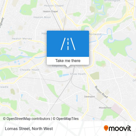Lomas Street map