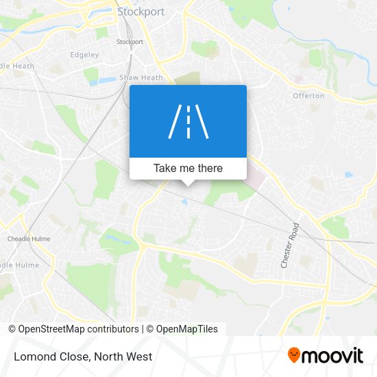 Lomond Close map