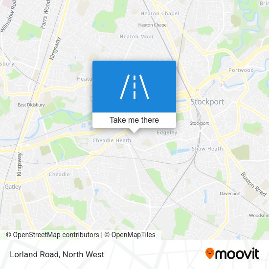 Lorland Road map