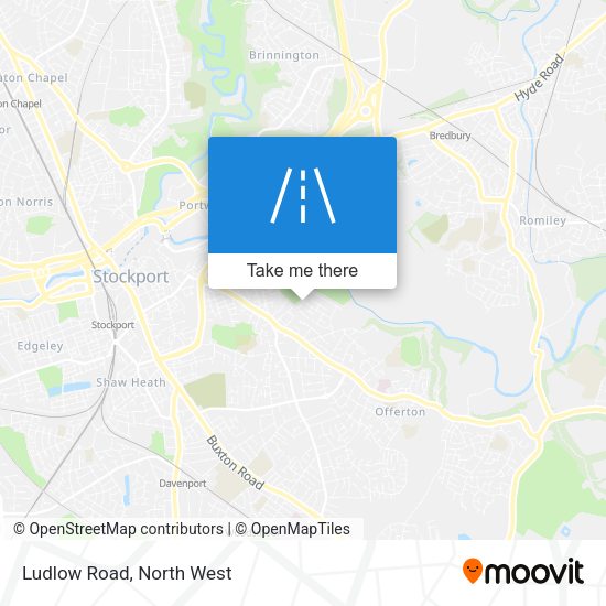 Ludlow Road map