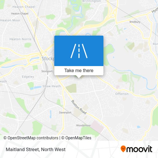 Maitland Street map
