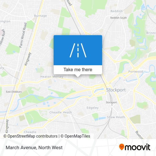 March Avenue map