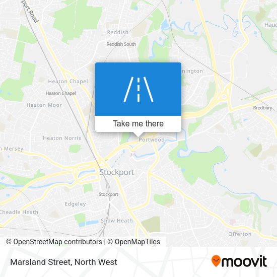 Marsland Street map