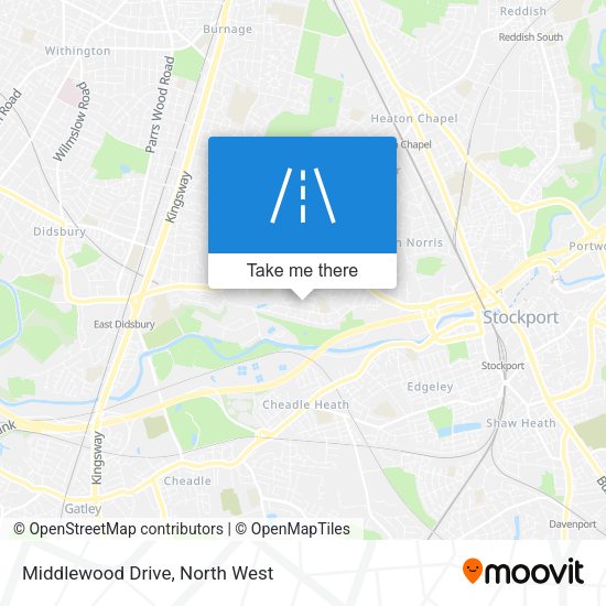 Middlewood Drive map
