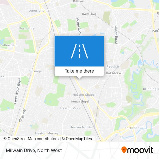 Milwain Drive map