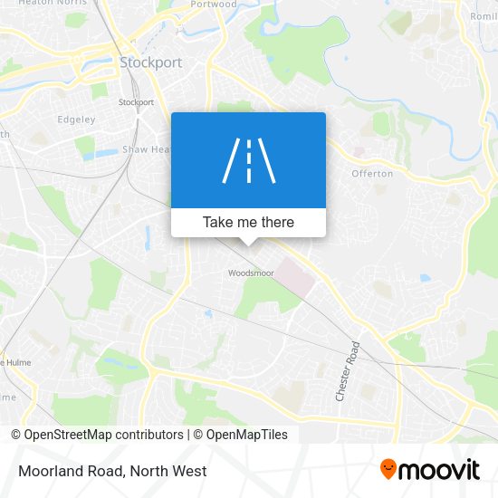 Moorland Road map