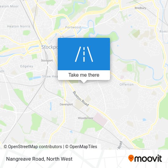Nangreave Road map