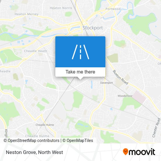 Neston Grove map
