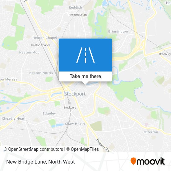 New Bridge Lane map