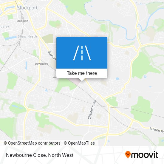 Newbourne Close map