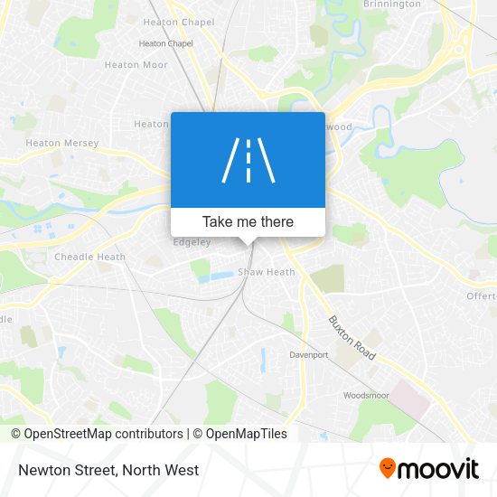Newton Street map