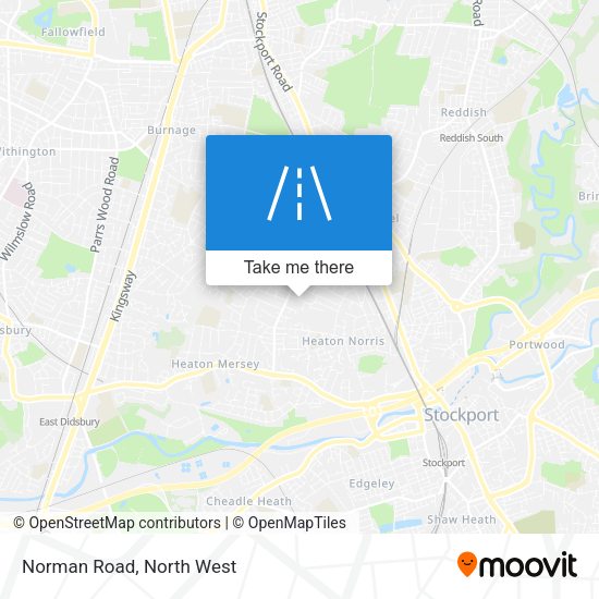 Norman Road map