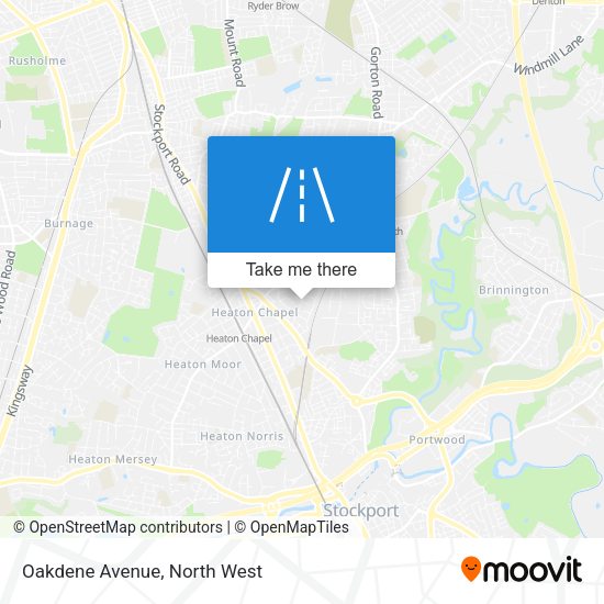 Oakdene Avenue map