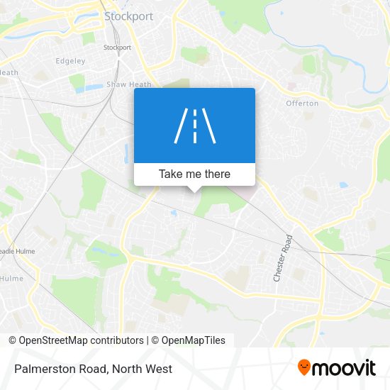Palmerston Road map