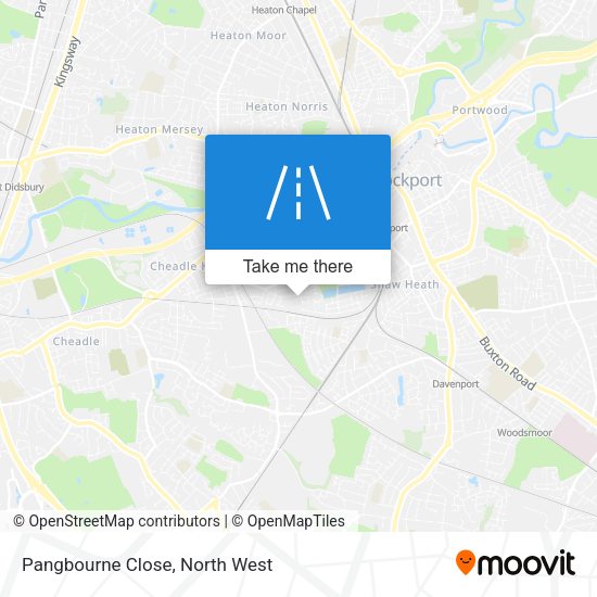Pangbourne Close map