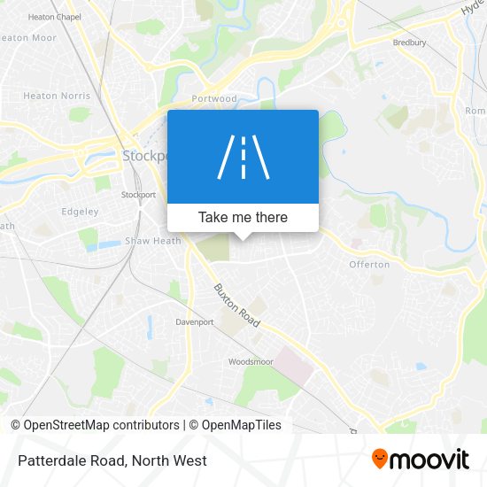 Patterdale Road map